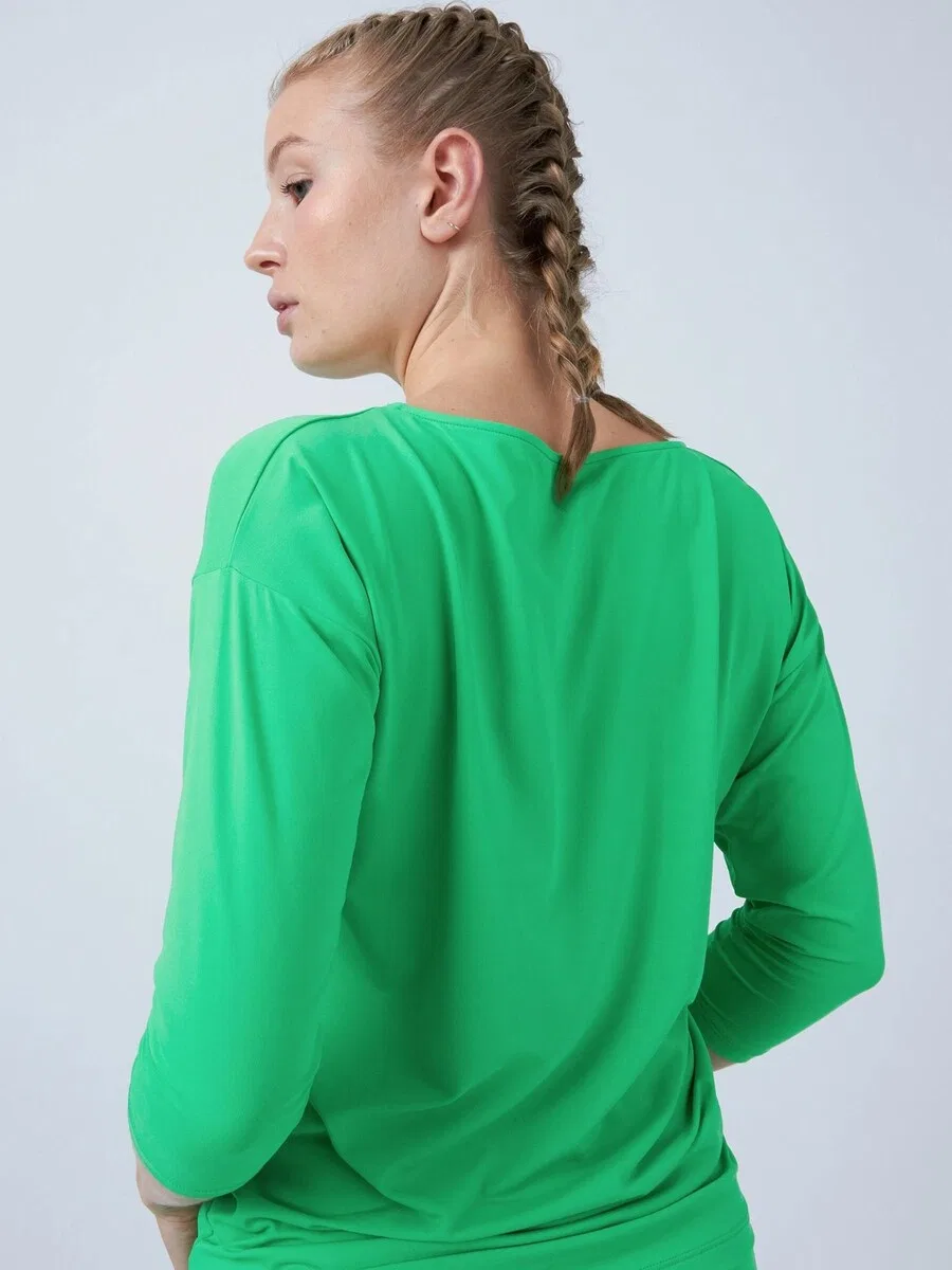 Футболка SPORTKIND '3/4 Loose Fit' зеленого цвета — фото 4