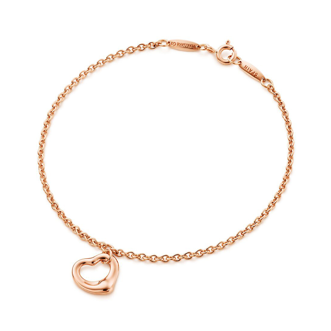 

Браслет Tiffany & Co. Elsa Peretti Open Heart, 11 мм, розовое золото