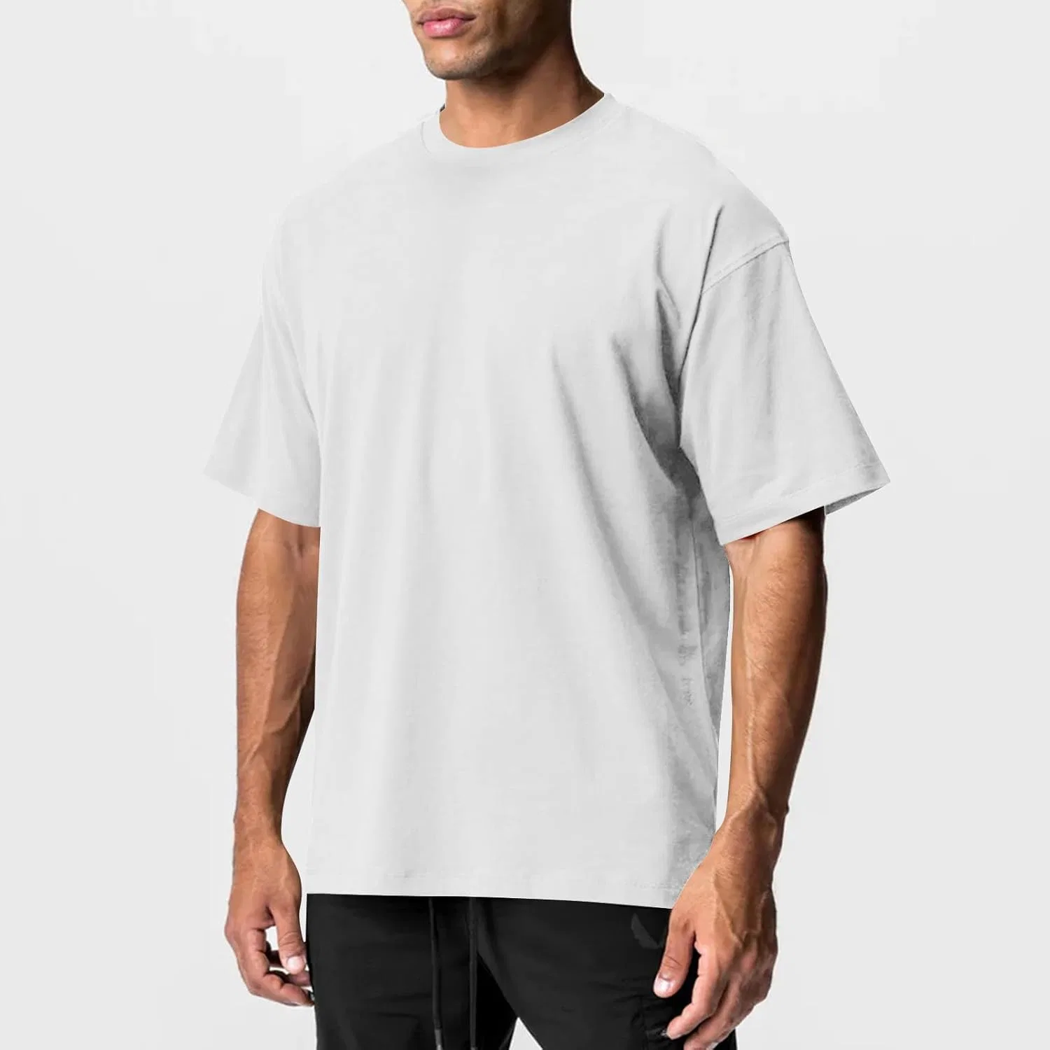 Мужская футболка с круглым вырезом Summer Classic Tops, White — фото 2