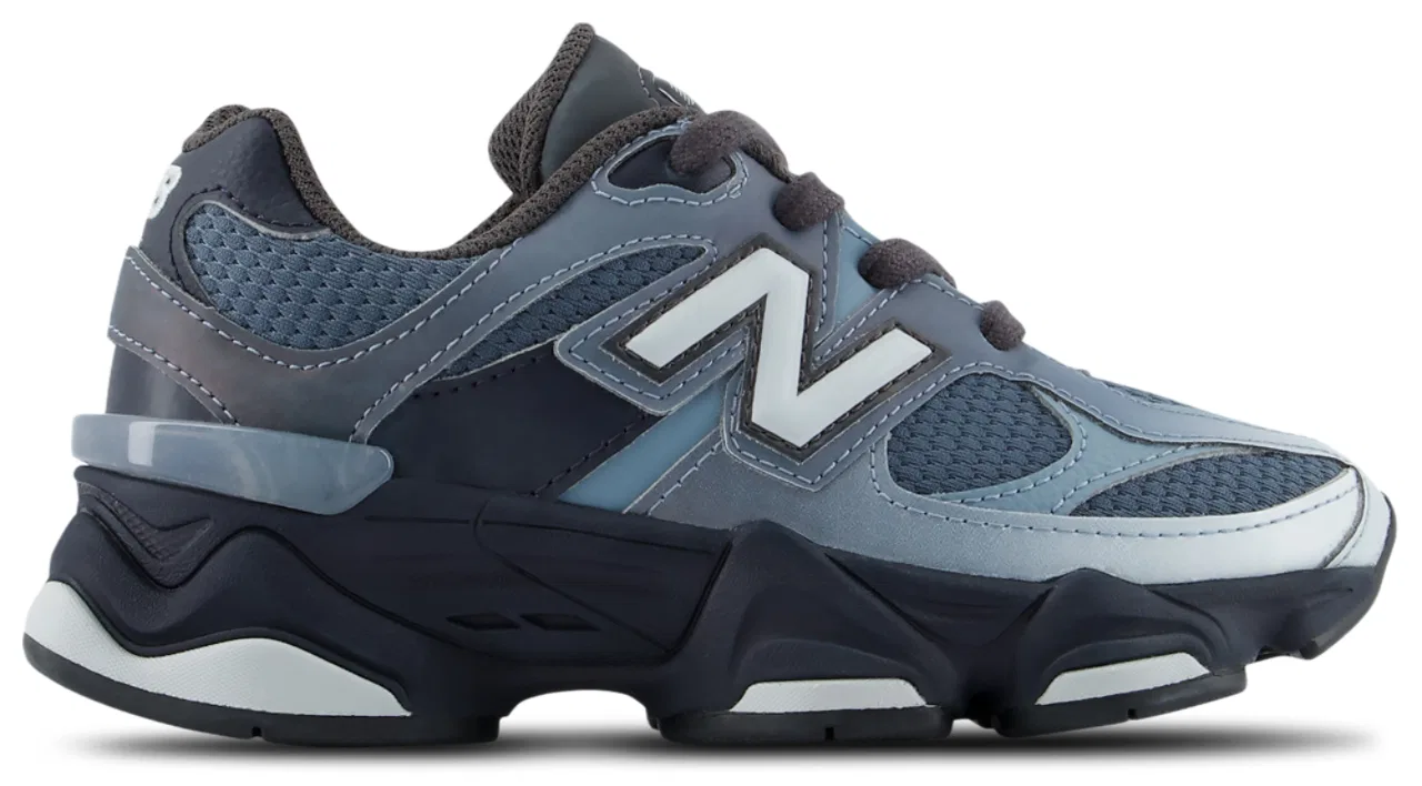 Детские кроссовки для мальчиков с амортизацией ABZORB New Balance 9060, Shadow Blue/Dark Night