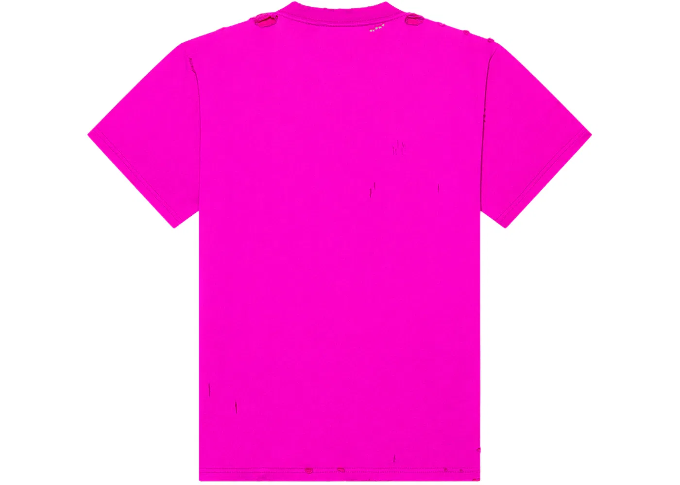 Мужская футболка с принтом Distressed Small Fit This Is Not Logo T-Shirt Balenciaga, Pink Black — фото 2