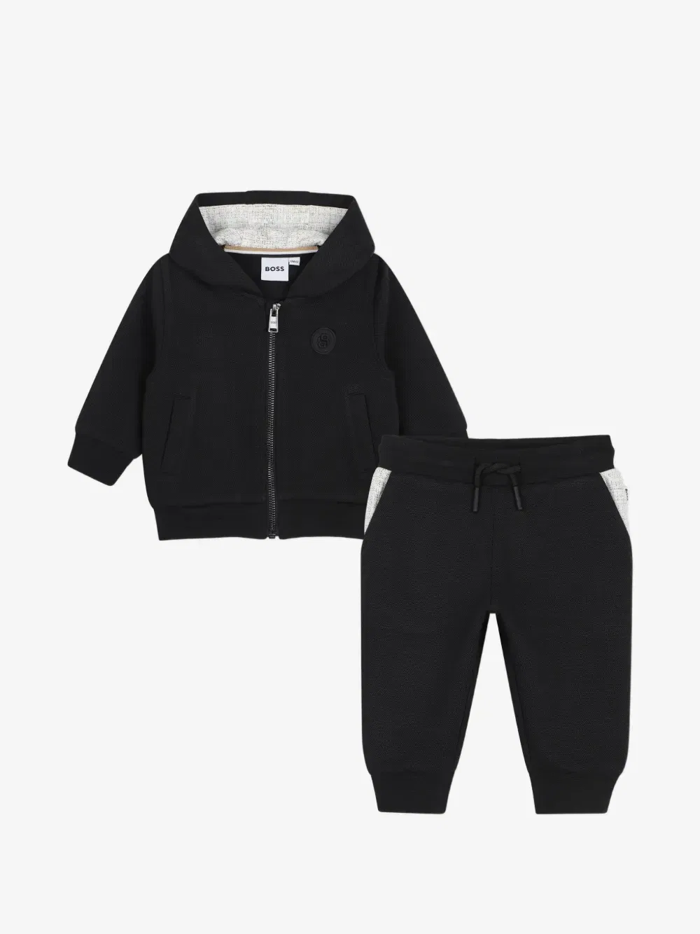 Спортивный костюм с капюшоном Boss Kidswear, черный