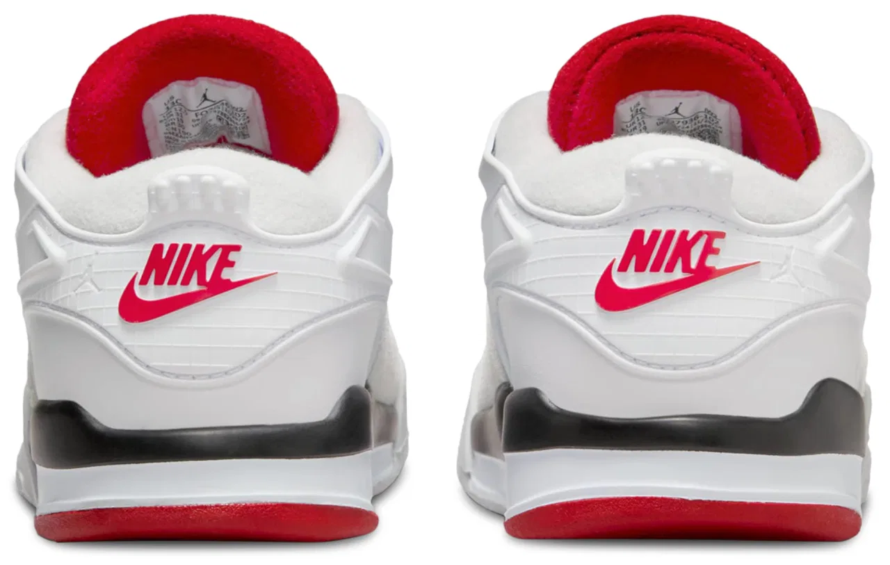 Кроссовки для мальчиков AJ 4 RM Jordan, цвет White/Varsity Red/Black — фото 3