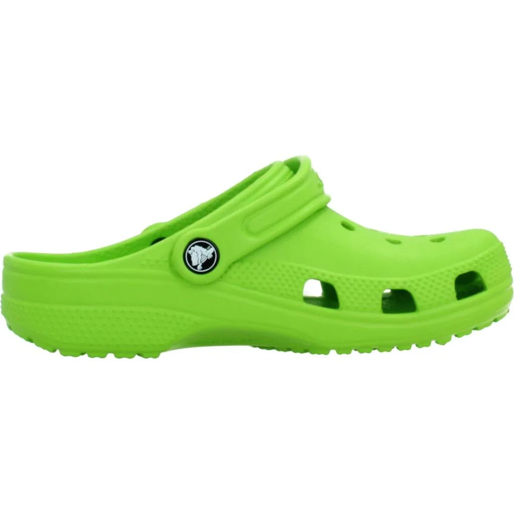 Детские классические клоги Crocs Classic Clog K, Цвет Grun — фото 4