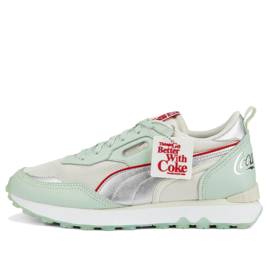 

Кроссовки PUMA x Coca-Cola Rider FV LE 'Gossamer Green Silver', зеленый