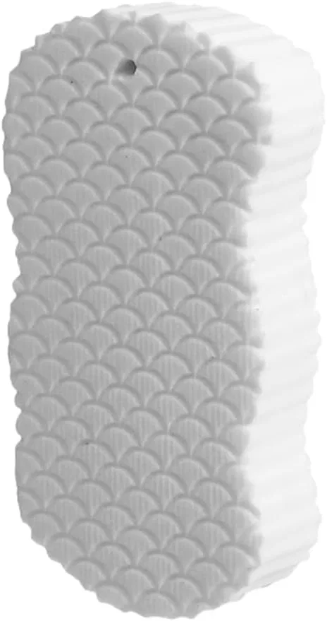 Мочалка для тела PVA, ALCXAZS, 13x6 см, Белый