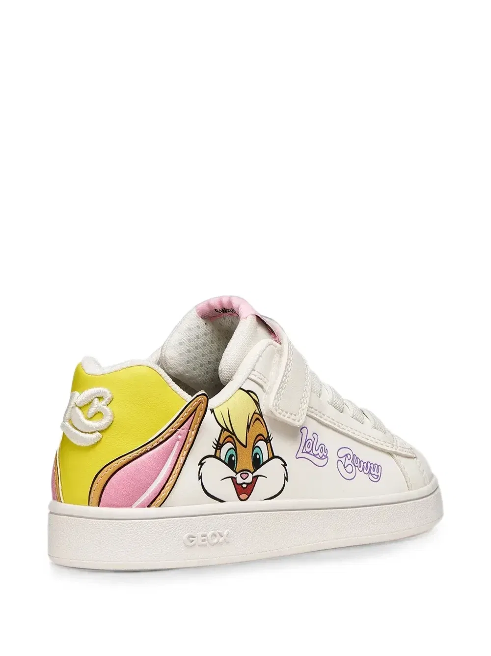 Кроссовки X Looney Tunes Eclipper на липучках Geox Kids, белый — фото 3