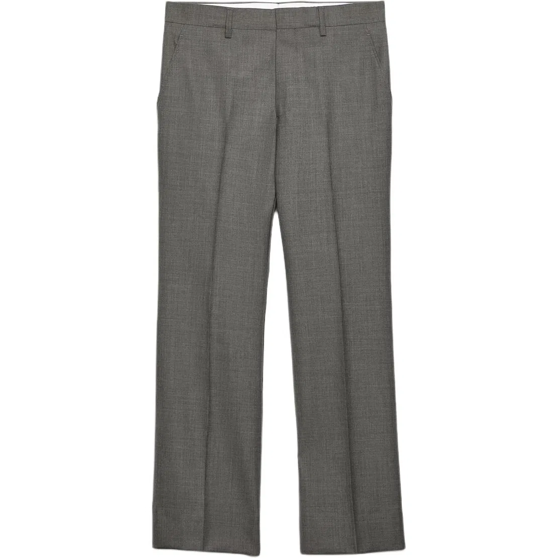 Брюки классические в складку Prada, Gray