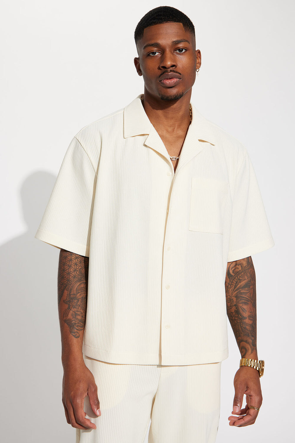 

Рубашка Fashion Nova NSKT4509, белый