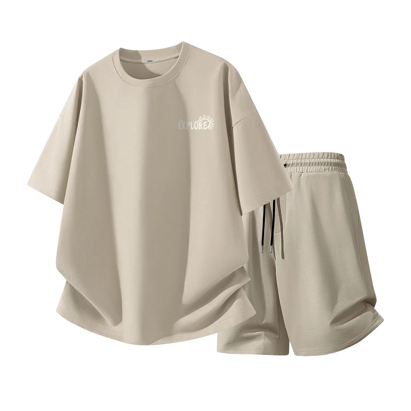 Детский спортивный костюм хлопковый MINISO, Khaki