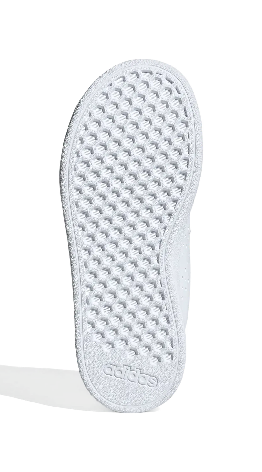 Детские полуботинки на липучках Adidas Advantage Base 2.0, белый — фото 4