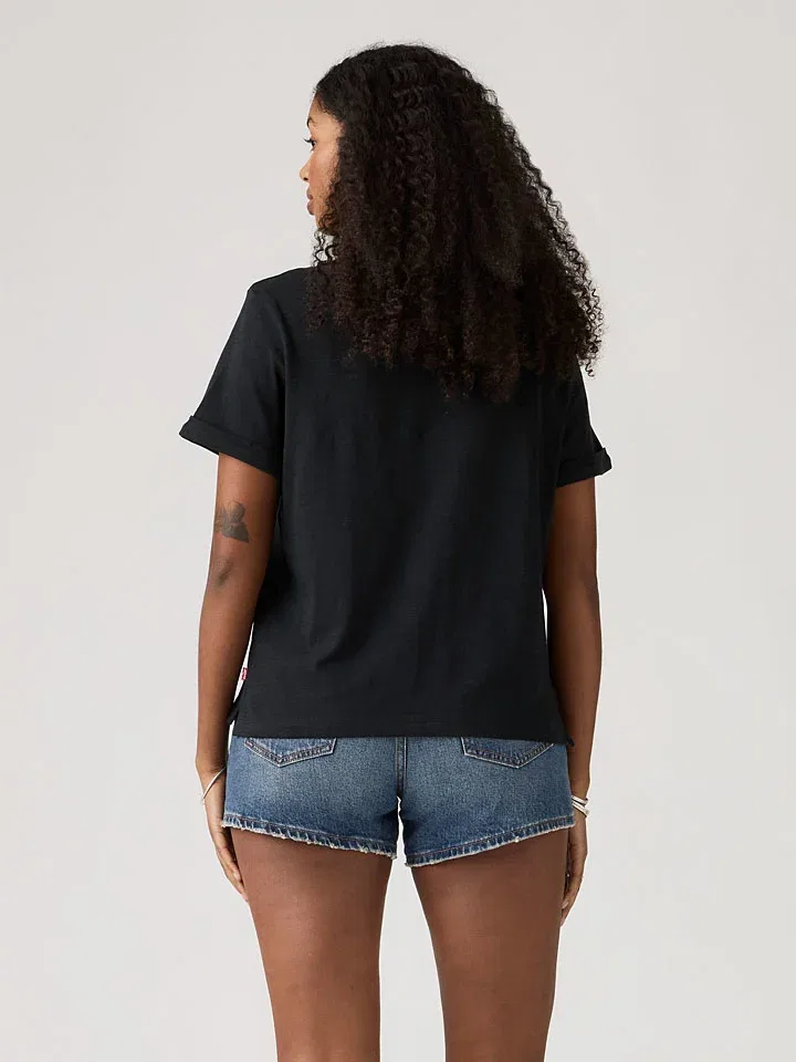 Женская свободная футболка Julie Levi's, Black — фото 3