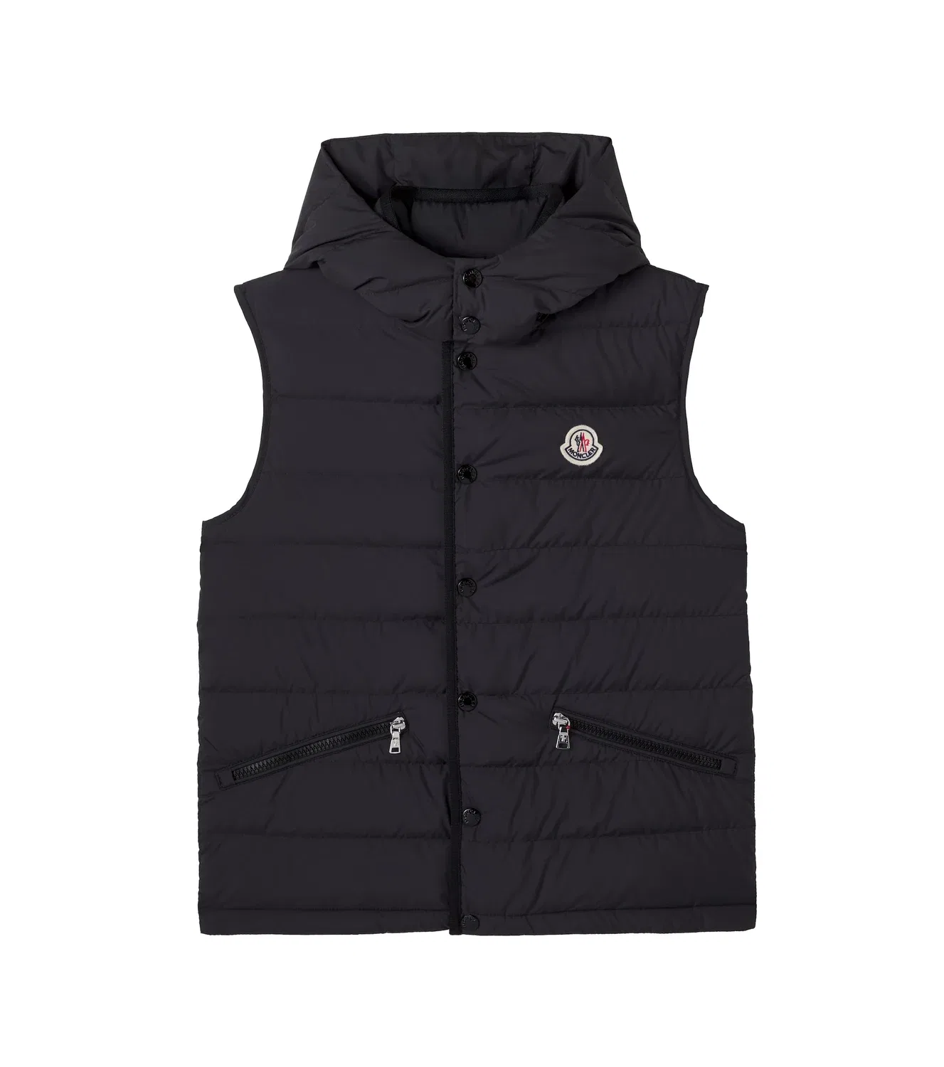 Пуховой жилет Canan Moncler Enfant, черный