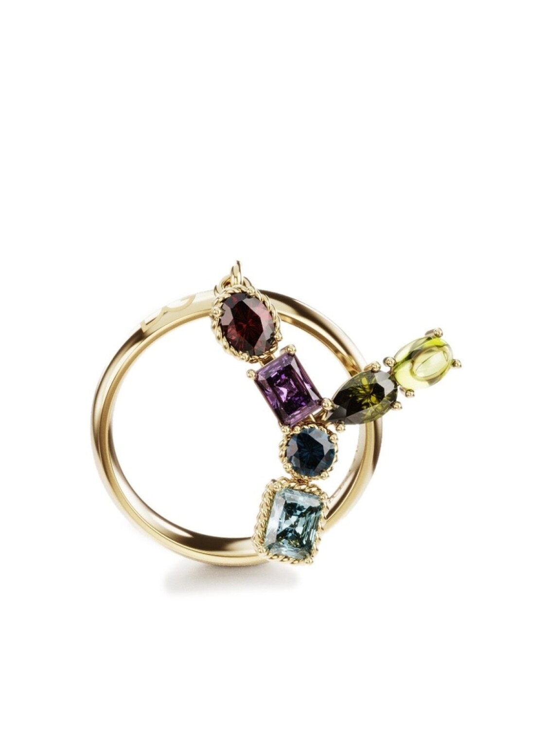 

Кольцо Rainbow Alphabet Y из желтого золота Dolce & Gabbana, золотой