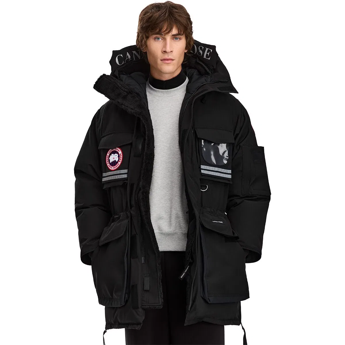 Мужская пуховая парка Snow Mantra Cr Parka Canada Goose, черный