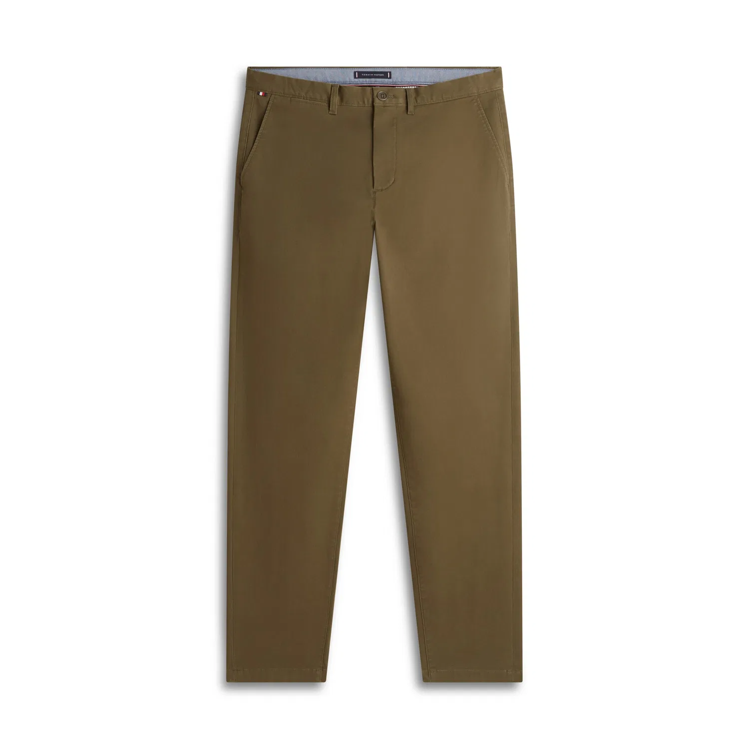Мужские чиносы с tapered leg Tommy Hilfiger, Army Green — фото 4