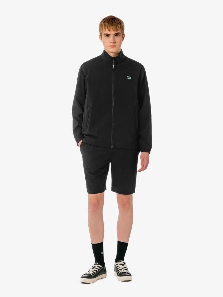 Шорты теннисные Woven Set-Up LACOSTE, Black — фото 4
