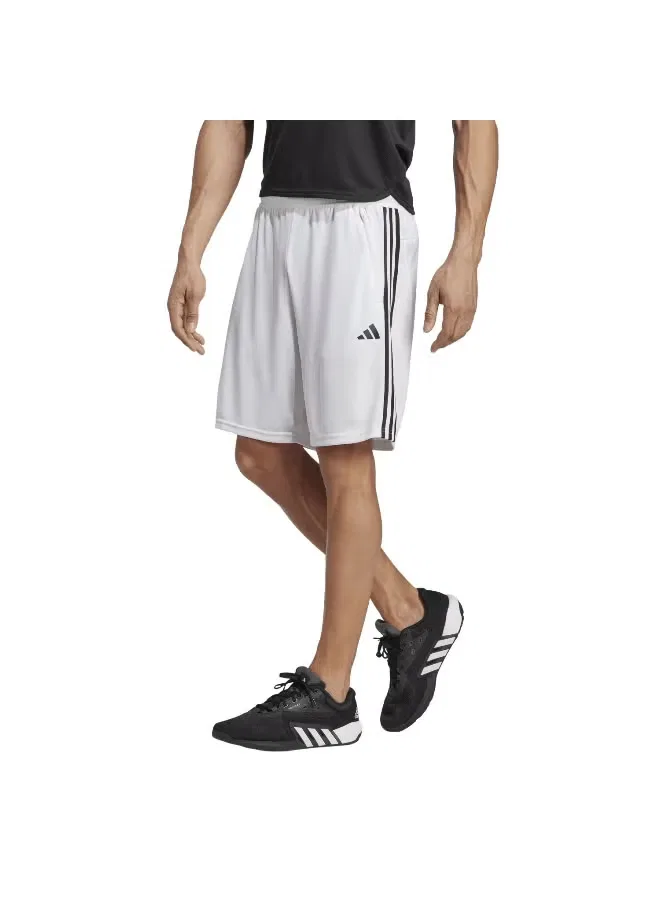 Шорты тренировочные с полосками Train Essentials Pique Adidas, белый — фото 3