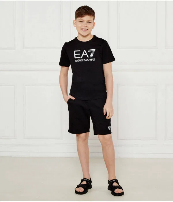 Детский комплект для мальчиков Regular Fit EA7, черный