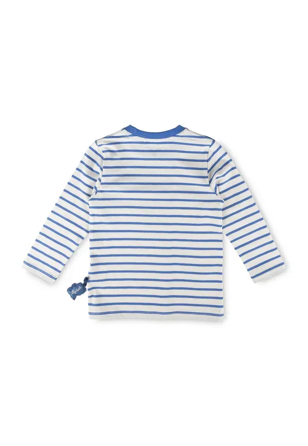 Лонгслив с вышивкой Langarm tiger & lowe - long sleeved top Sigikid-blau gestreift, голубой — фото 2