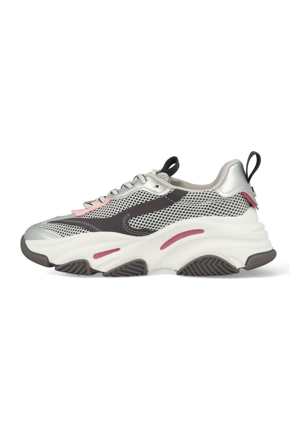 Кроссовки низкие POSSESSION Steve Madden, цвет silver