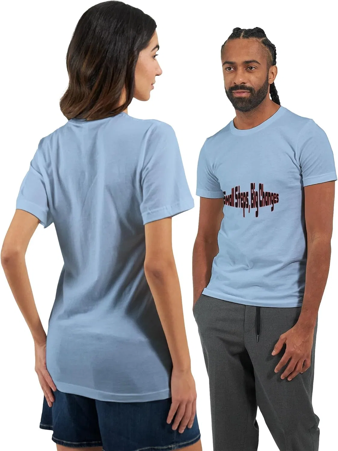 Футболка с мотивационной надписью Premium Unisex, Mint — фото 2