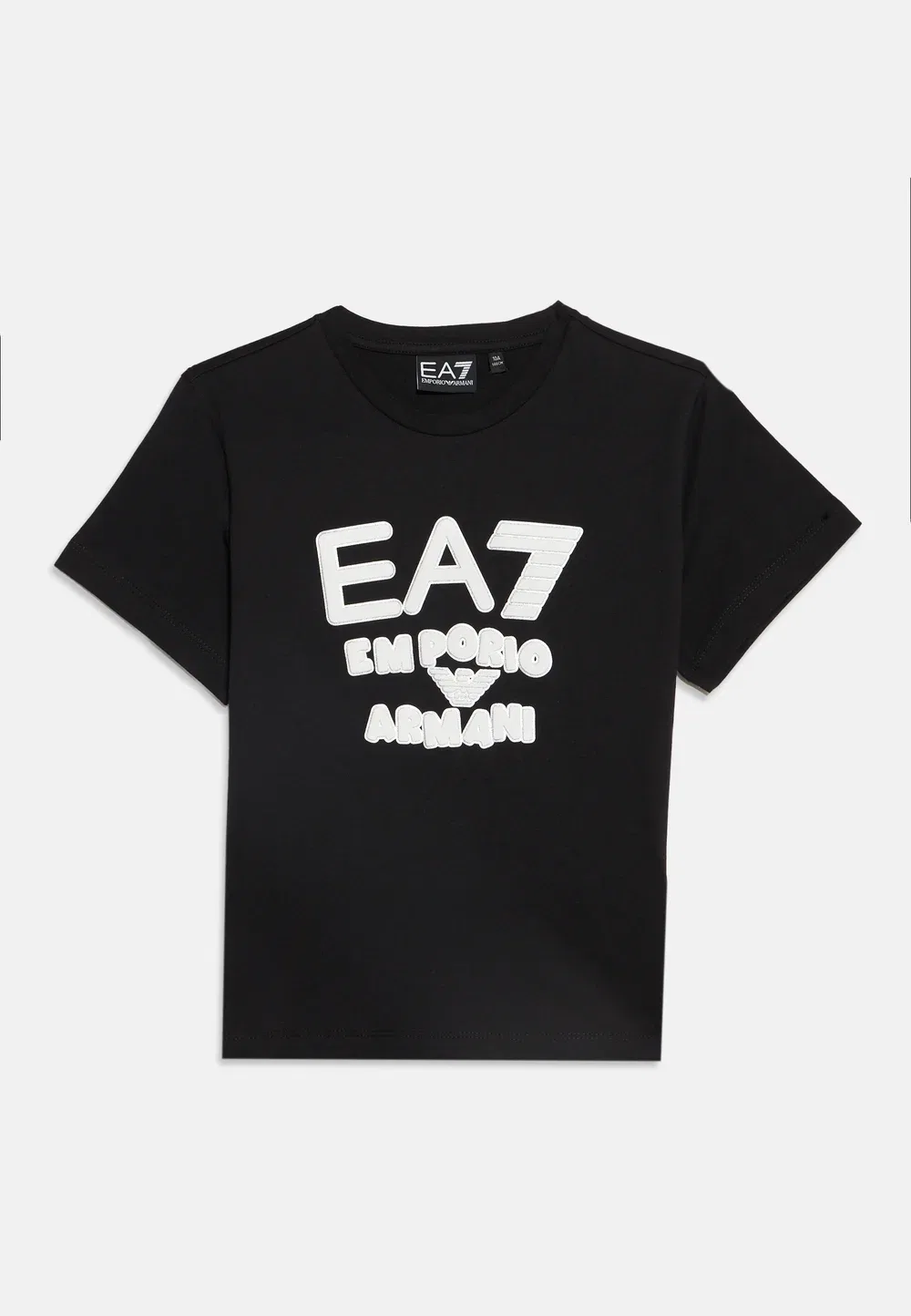 Футболка с принтом в виде логотипа поезда, выполненная в стиле кроссовер Ea7 Emporio Armani, Black — фото 3