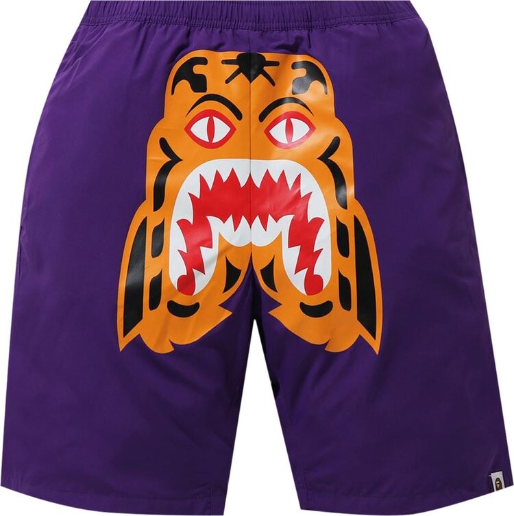 

Шорты BAPE Tiger Beach Shorts 'Purple', фиолетовый