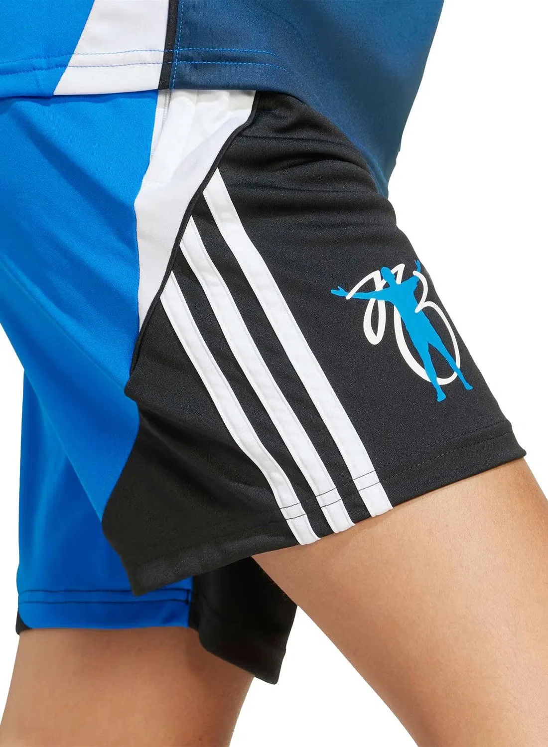 Шорты тренировочные с логотипом Jude Bellingham Adidas Originals, черный — фото 3