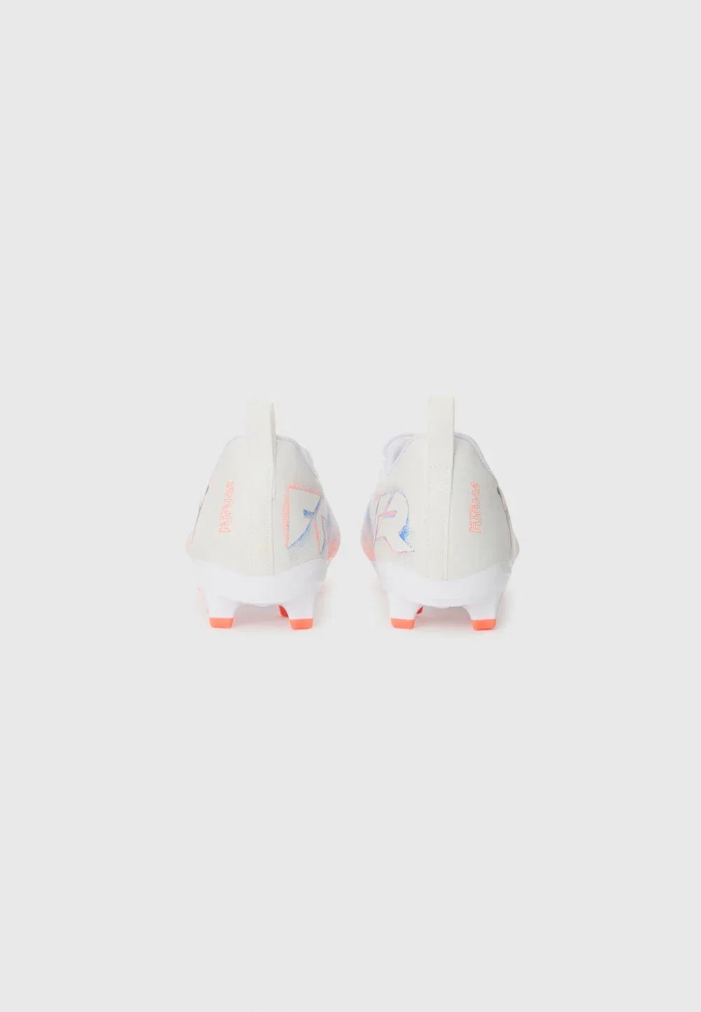 Футбольные бутсы Future 8 play fg/ag jr unisex для искусственных газонов Puma, White/Black/Glowing Red — фото 3
