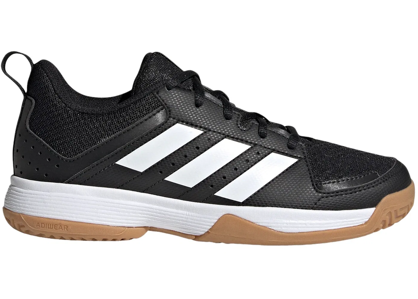 Детские кроссовки для активного отдыха Adidas Ligra 7 Indoor, Core Black/Cloud White/Core Black