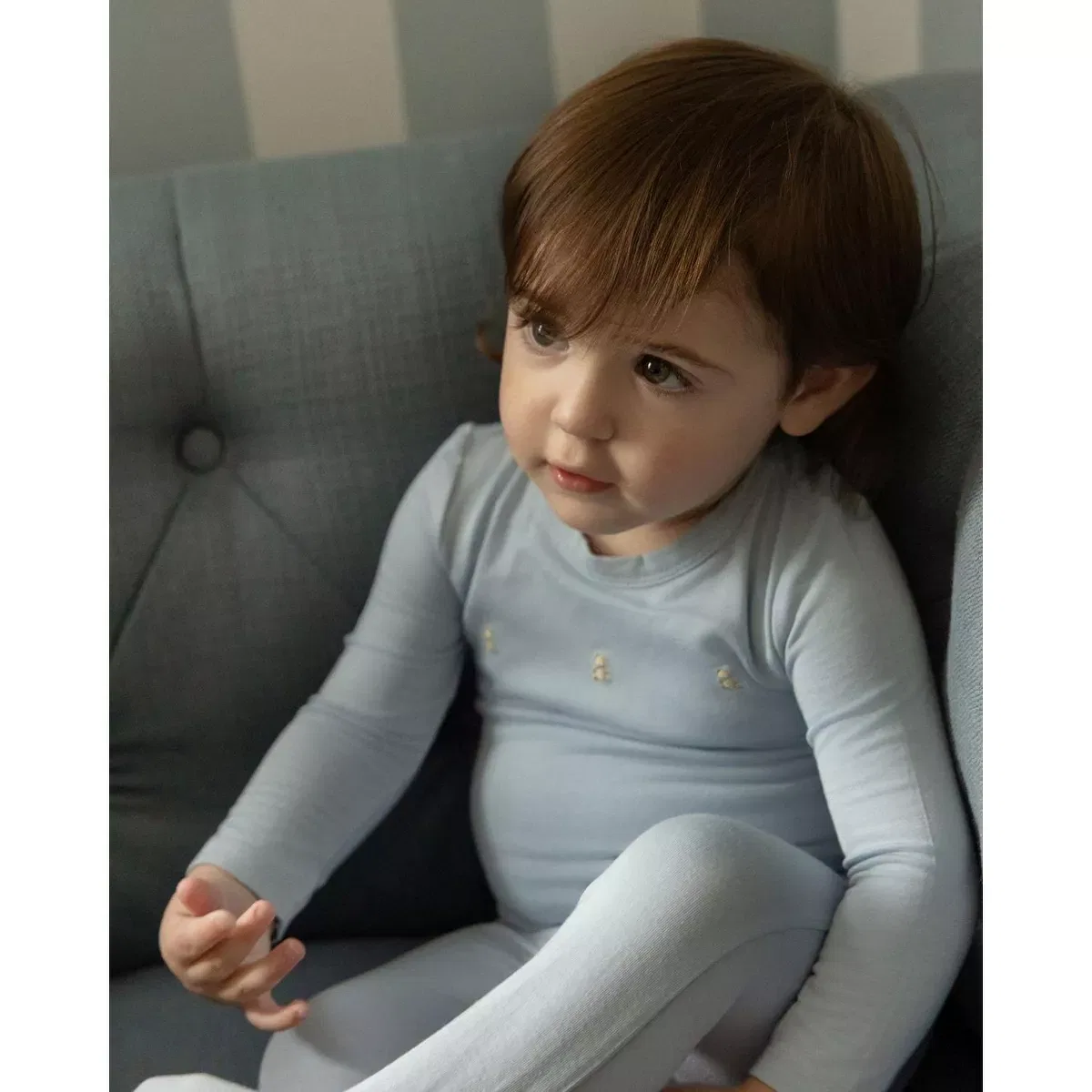 Детское платье для девочек с длинным рукавом Three Little Bears ONLINE UNIQUE RTW MISSY, Baby Blue — фото 2