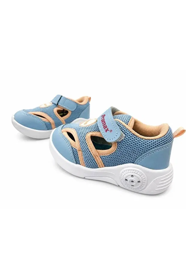 Детские туфли для девочек с липучкой Papucumun Dünyasi, Bebe Blue — фото 3