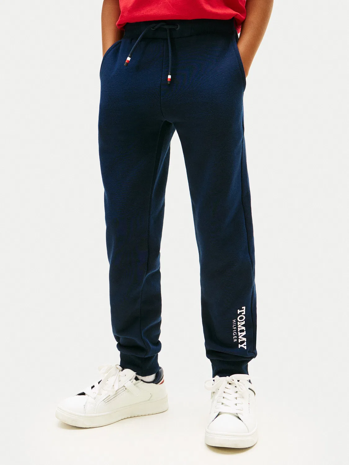 Спортивные штаны стандартного кроя для мальчика Monotype Print Tommy Hilfiger, темно-синий