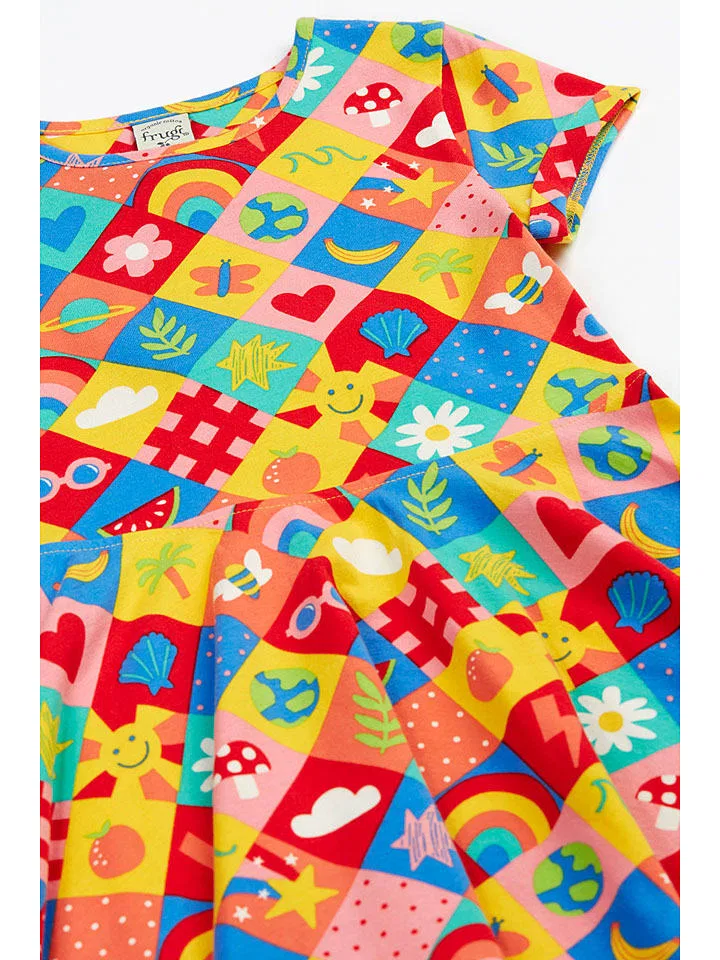 Платье с принтом Spring Frugi, разноцветный — фото 3