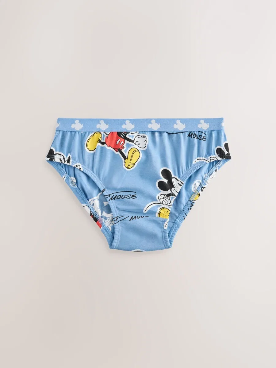 Трусики Next Underpants 'Micky Maus' в синем, светло-голубом и кремовом цветах — фото 4