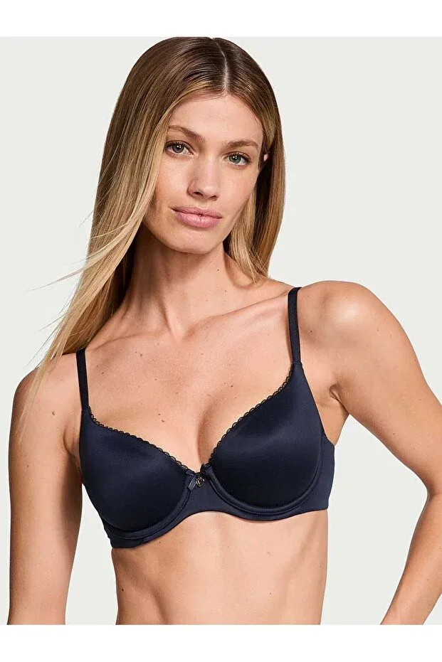Женский бюстгальтер с пуш-ап с геометрическим принтом Balen Victoria'S Secret, Light Navy Blue