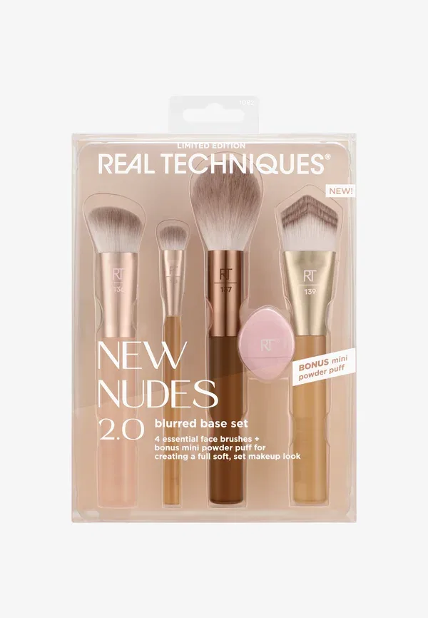 Набор кистей для макияжа из 5 предметов New Nudes 2.0 Blurred Base Set Real Techniques — фото 2