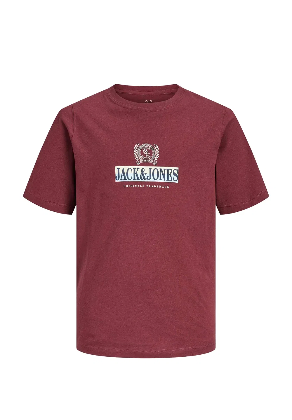 Набор из 3 футболок с логотипом для подростков - футболка с принтом Jack & Jones Junior, Chocolate Truffle — фото 3