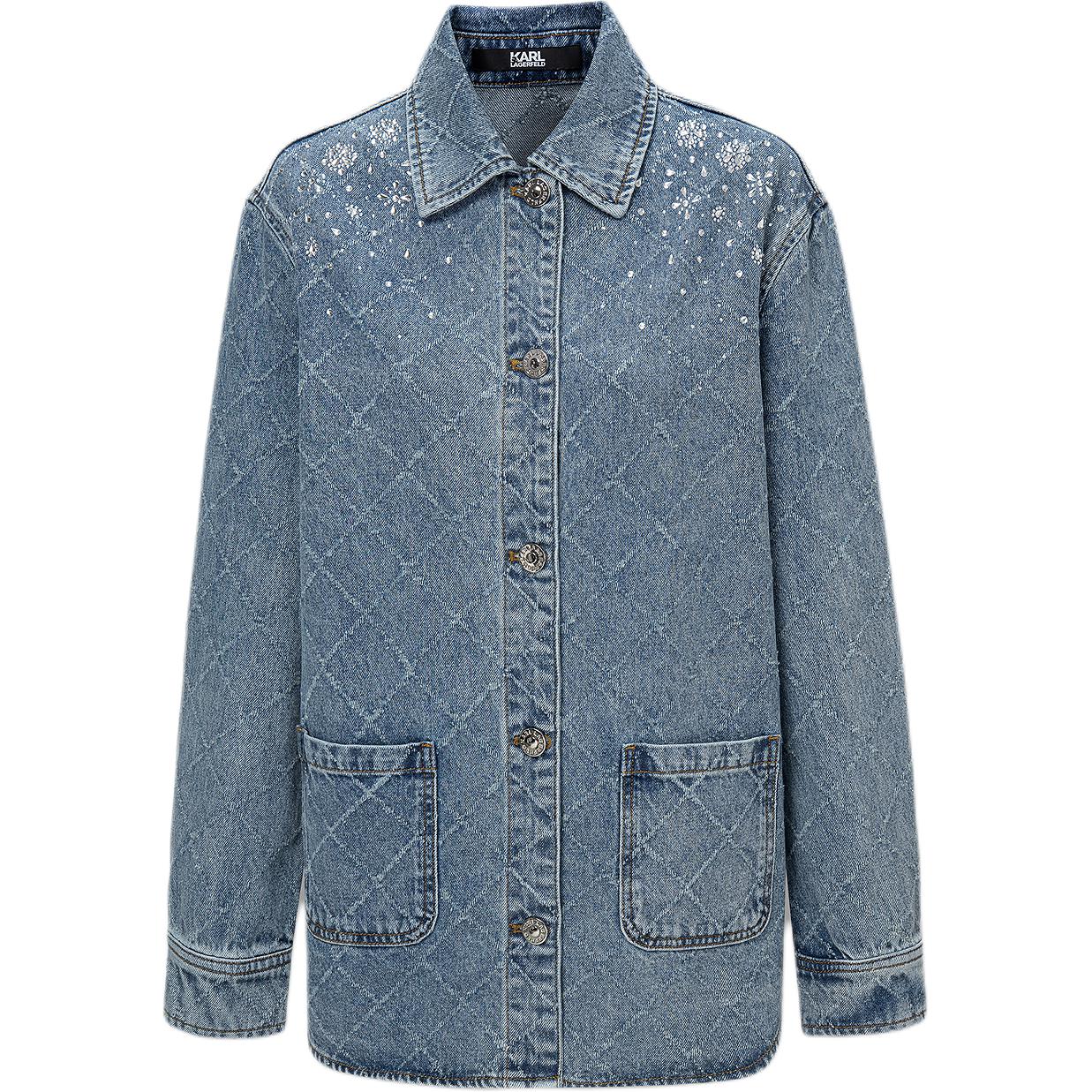 

Рубашка KARL LAGERFELD FW25 женская KARL LAGERFELD / Karl Lagerfeld Jeans, синий