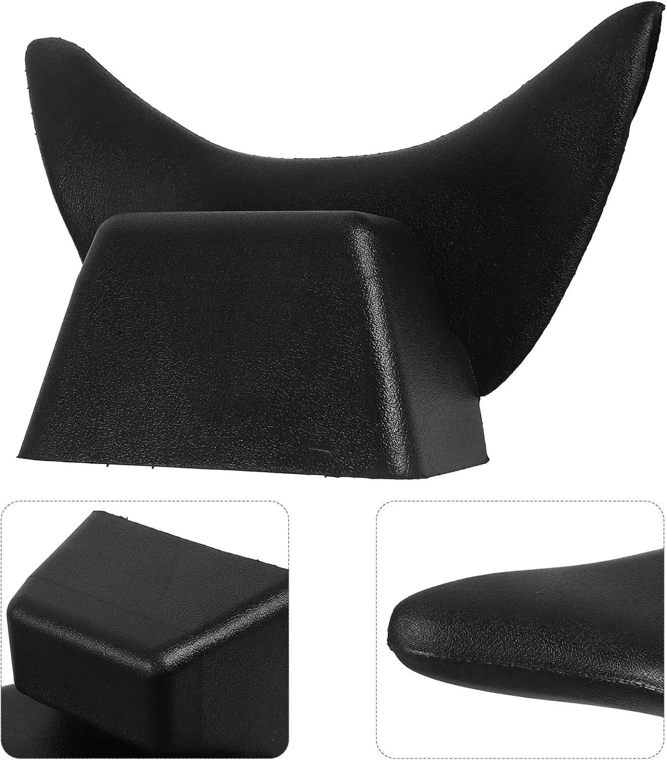 Подушка для мытья головы Beaupretty, резиновая, 27x15x6.7 см, Черный — фото 4