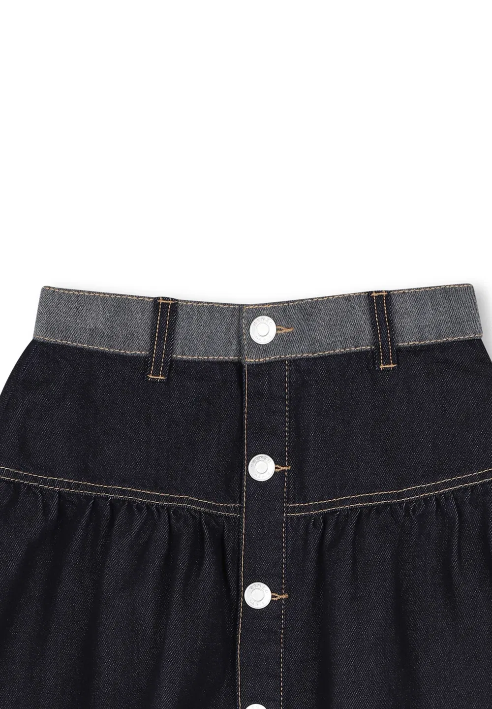 Jupe en denim - юбка А-силуэта Kenzo Kids, Denim Brut — фото 3