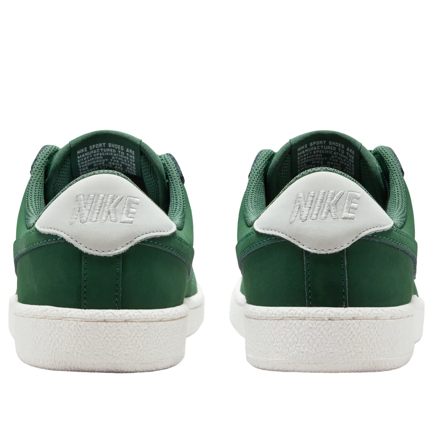 Детские кроссовки с кожаным верхом Nike Tennis Classic Fir Sail, зеленый — фото 3