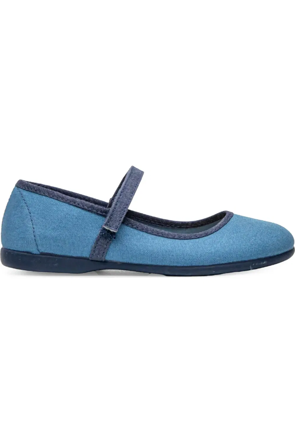 Детские туфли Мэри Джейн на липучке Evelyn CHILDRENCHIC, синий