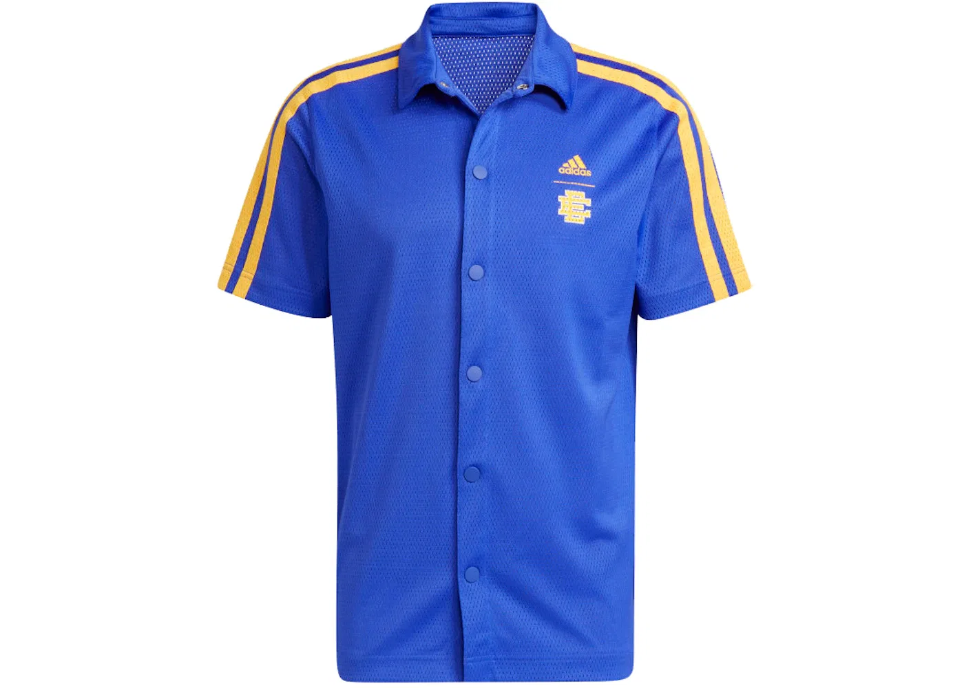 Мужская футболка с принтом Adidas x Eric Emanuel Hoops Summer Essentials Snap Shooter Tee, Sonic Ink
