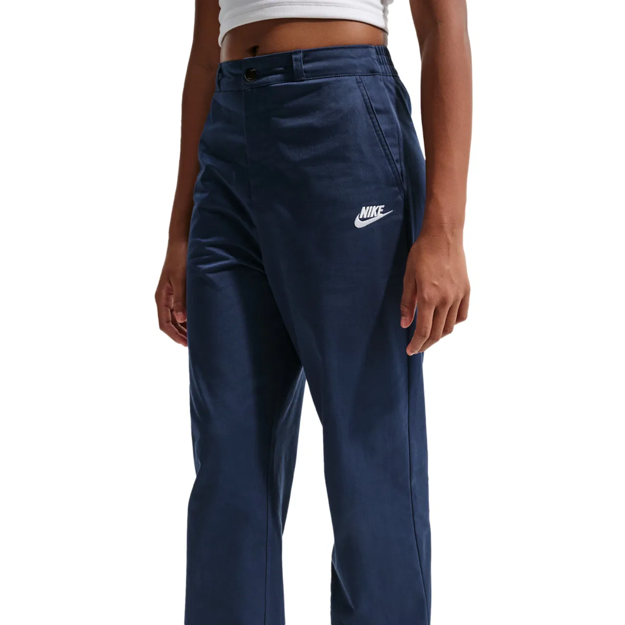 Брюки для мальчиков NSW Club Woven Everyday Pant Nike, цвет Midnight Navy/White — фото 2