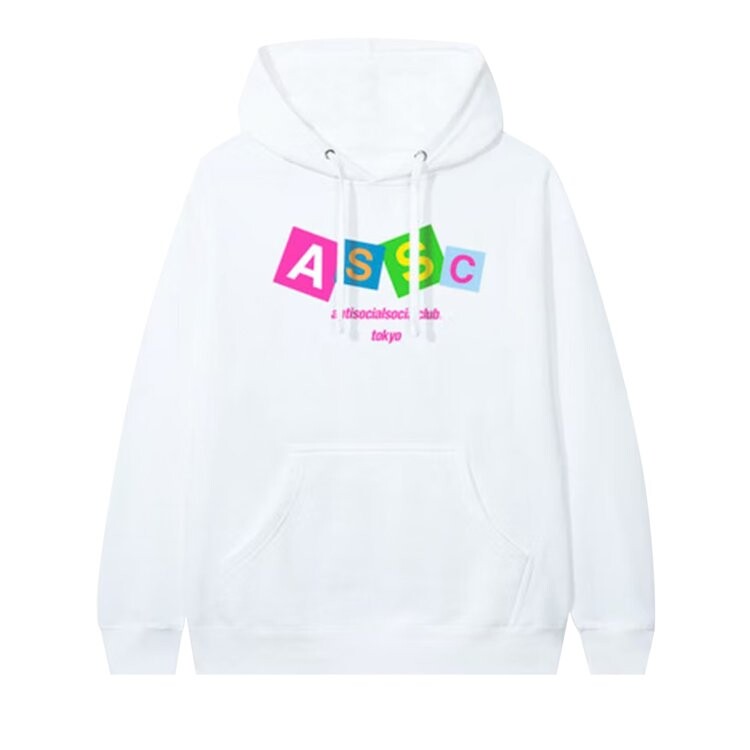 

Худи Anti Social Social Club Angle Hair Hoodie 'White', белый