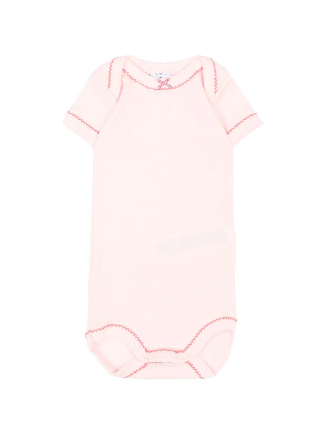 Комплект из трех боди с цветочным принтом Petit Bateau, нейтральные цвета — фото 4