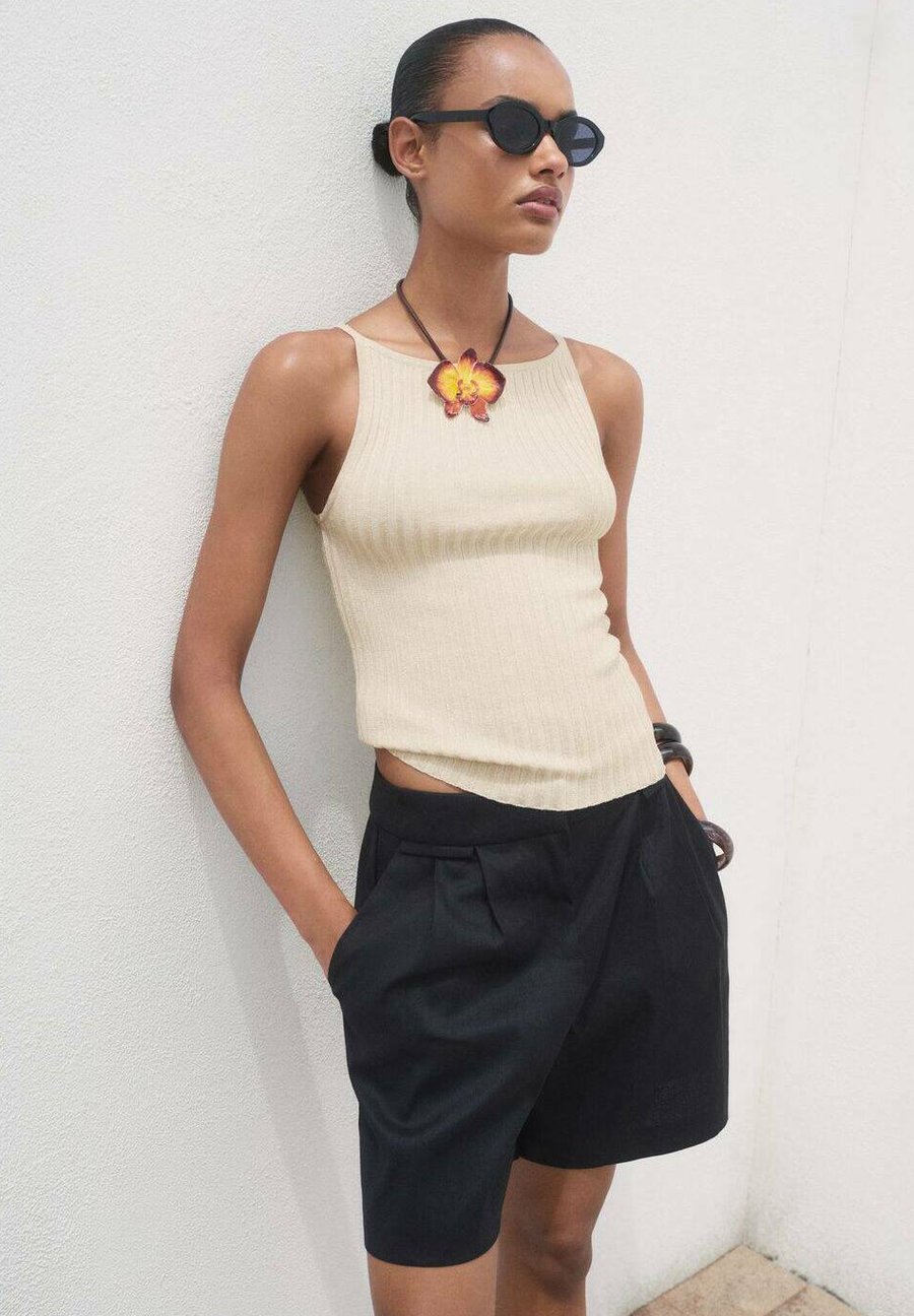 

Топ Mango Top, Beige