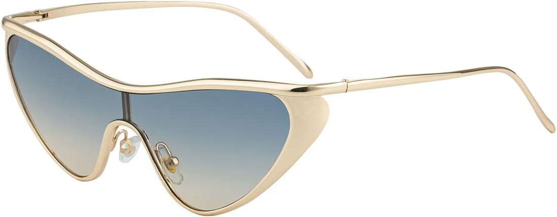 

Женские солнцезащитные очки «кошачий глаз», оправа с защитой от УФ-излучения, европейский дизайн, универсальные для повседневной носки и активного отдыха на природе GDKPJDT, 4